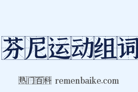 芬尼运动组词是什么意思的图片